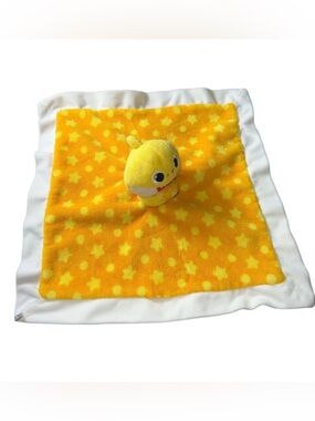 Pinkfong Baby Shark Plush Lovey Security Blanket Yellow 14”